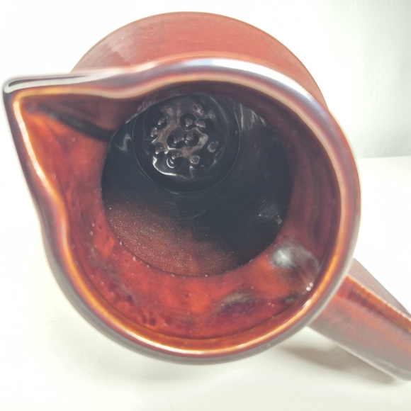 National Gallery of Art Carved Wooden Eagle Ceramic Pitcher. - Picture 5 of 14